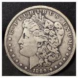1889-O  Morgan silver dollar coin