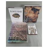 Four coffee table books