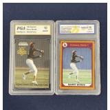 Lot of Barry Bonds graded cards, gem mint 10