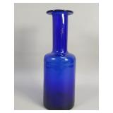 Vintage cobalt glass decanter