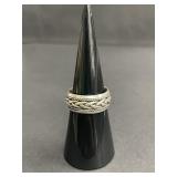 Sterling silver band ring