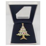 Vintage signed Swarovski crystal Christmas tree