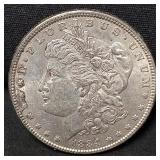 1884  Morgan silver dollar coin