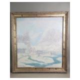 Signed William Henry Singer Jr. oil on panel