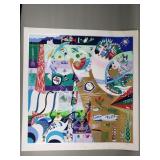 Raphael Abecassis signed serigraph, "Celebration"