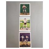 Three 1910 T218 Mecca Cigarettes boxing cards