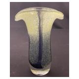 Vintage hand blown glass vase
