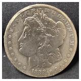 1888-O  Morgan silver dollar coin