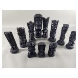 Group of vintage Tiki figurines