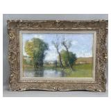 Signed Andre des Fontaines (1869ï¿½1910) pastel on
