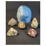 Lot of polished stones