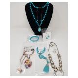 Group of costume jewelry