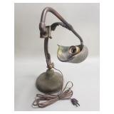 Vintage bronze handle desk lamp