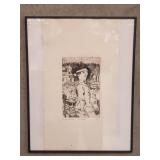 Gregory Brisson #3/3 "El Cholo" engraving