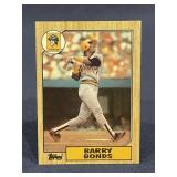 1986 Topps Barry Bonds rookie card