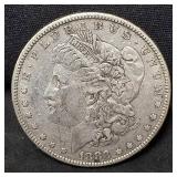 1883  Morgan silver dollar coin