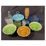Lot of ceramic and glass items