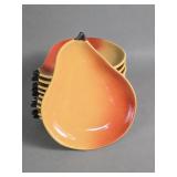 Set of 10 Pottery Barn Pear plates