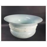 Vintage frosted glass bowl