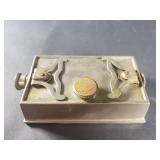Vintage "Lampe Tresor" liquid travel fuel lamp