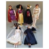 Group of Bikin Disney dolls