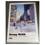 Doug Webb signed poster