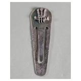 Antique sterling silver book mark
