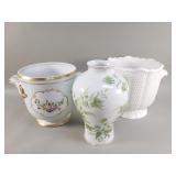 Group of porcelain vases and bowls
