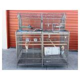Wrought iron bird cage