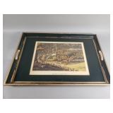 Vintage Lady Clare Woodcock Shooting hunt scene