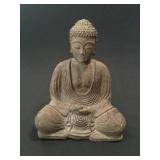 Meditating Buddha concrete statue