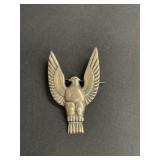 Vintage Mexico silver eagle brooch