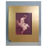 Antique Pictorialism-style darkroom print