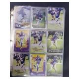 NFL rookie football cards album incl