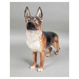 Geobel porcelain German Shepherd figurine