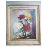 Vintage impasto Expressionist-style oil on canvas