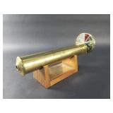 Signed vintage brass kaleidoscope