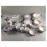 56 piece Booths "Floradora" earthenware