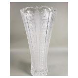 Vintage cut crystal vase