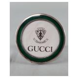 Gucci sterling silver and enamel picture frame
