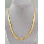 14k gold Italian woven design necklace