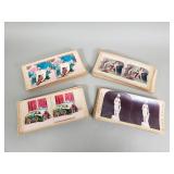Group of vintage stereoscope cards