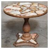 Arturo Pani-style onyx mosaic end table