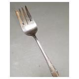 International sterling silver serving fork