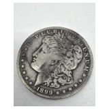 1899-S silver Morgan dollar coin