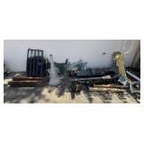 Bundle of vintage Packard car parts car windows,