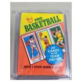 1980-81 Topps pro basketball wax pack unopened