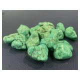 Lot of turquoise stones