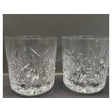 Pair of Waterford crystal tumbler glasses