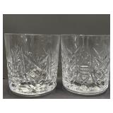 Pair of Waterford crystal tumbler glasses
